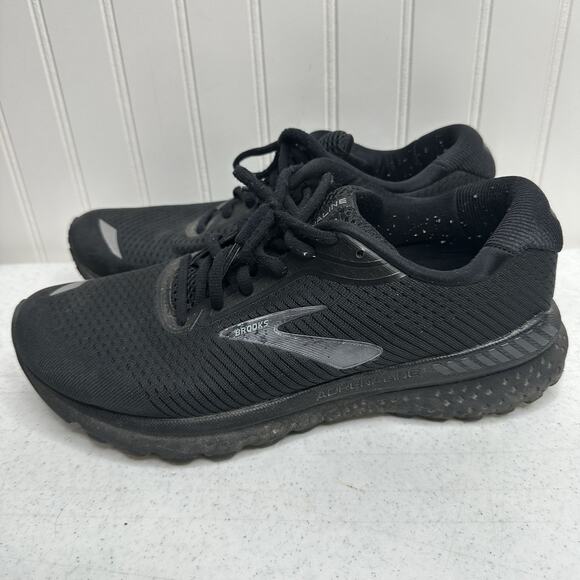 Brooks Adrenaline GTS 20 Mens 9.5 D Black Athletic Running Shoes NO INSOLES - Picture 4 of 9